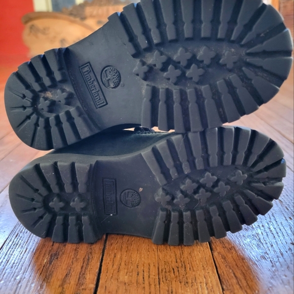 Black Timberland Work Boots - Picture 3 of 4